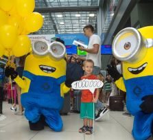 Миллионным пассажиром аэропорта Киева стал 3-летний мальчик, улетевший на Кипр