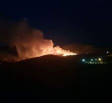 На свалке в Марафунте тушат пожар