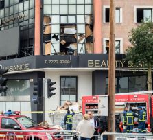 Утро в Лимассоле: взрыв и пожар в салоне красоты (update)