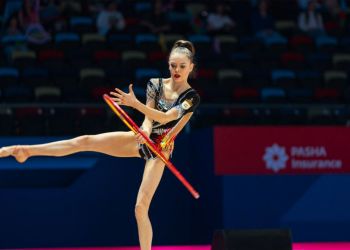 Кипрская гимнастка Вера Туголукова завоевала три медали на Кубке Европы в Баку