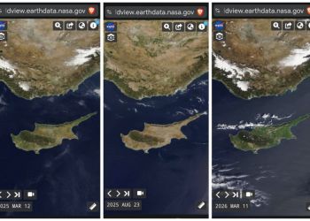 Спутниковые снимки NASA: как дожди озеленили Кипр