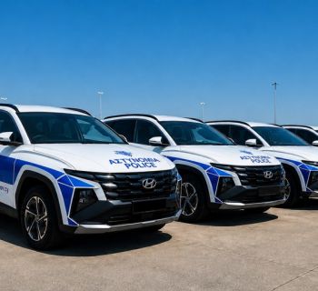 Полиция Кипра получила 80 гибридных внедорожников Hyundai Tucson