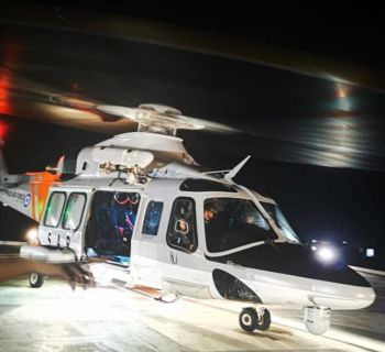 С борта грузового судна под флагом Сингапура на вертолете в больницу Пафоса доставили 54-летнего члена экипажа