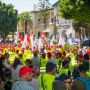 Всеобщая забастовка парализовала Кипр на три часа, нарушив работу аэропортов, школ и больниц